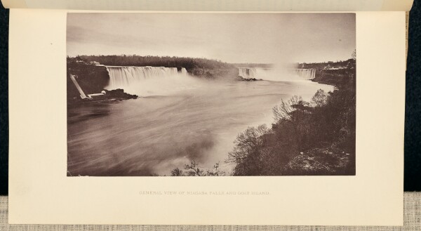 George Barker, General view of Niagara Falls and Goat Island
