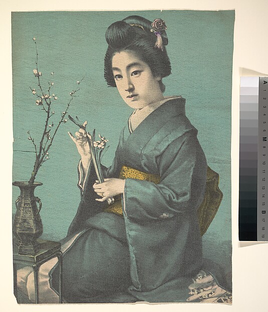 Unidentified artist, Girl with Plum Blossoms