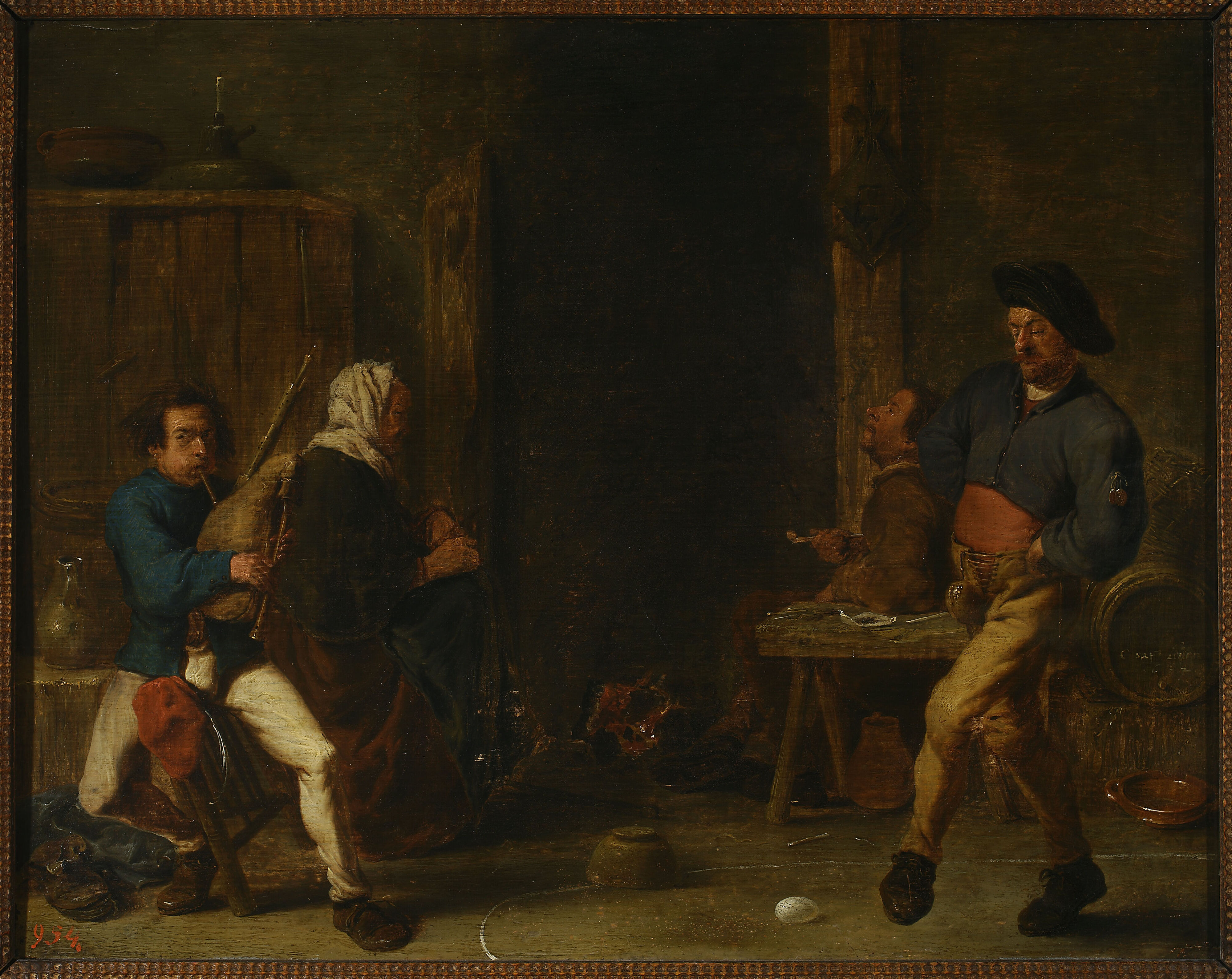 Cornelis Saftleven, Scene in a tavern