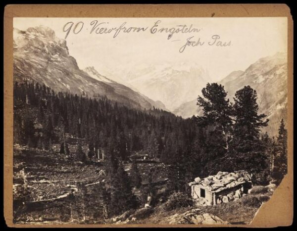 Francis Frith, View from Engsteln.  Joch Pass