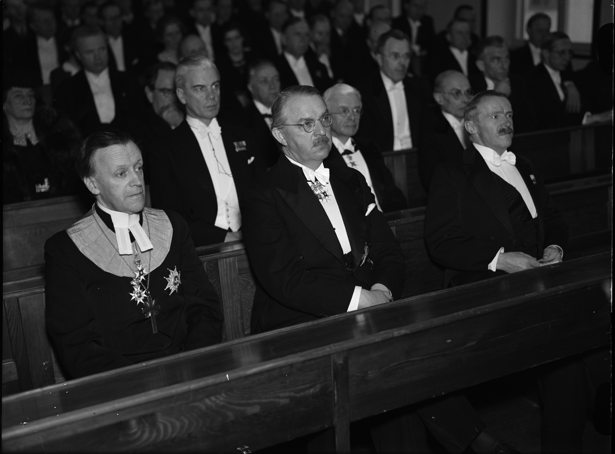 Paul Sandberg, Meeting with Archbishop Erling Eidem and Hilding Kjellman and Sigfrid Linnér as the Hearers, Uppsala 1944
