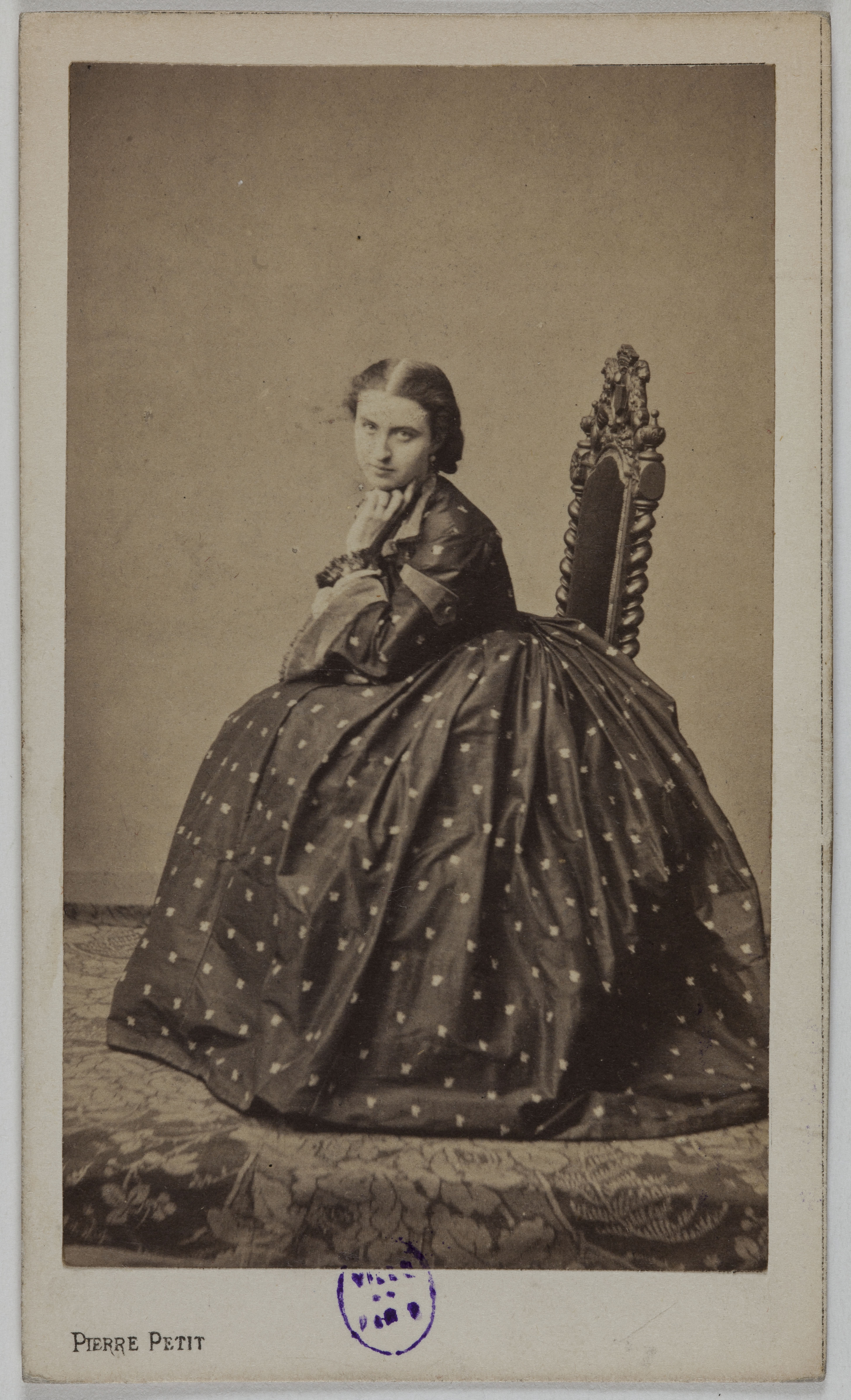 Pierre Petit & Trinquart, Portrait de Mlle Balby (actrice ?)