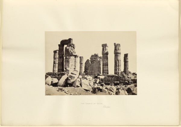 Francis Frith, The Temple of Soleb, Ethiopia