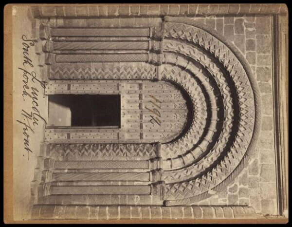 Francis Frith, Lincoln.  South Porch.  W. Front