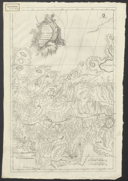 Anville, Jean Baptiste Bourguignon d', (1697-1782) (cartographer), VIIe feuille, qui est proprement la Troisieme du Thibet, et qui contient le pais des environs Du Tsanpou au couchant De Lasa