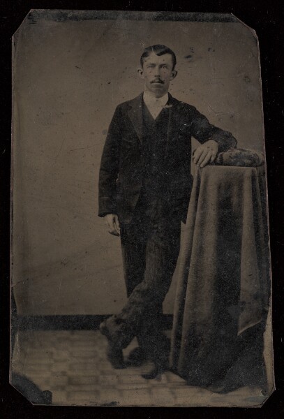 Unknown, [Portrait of a Man with Moustache]