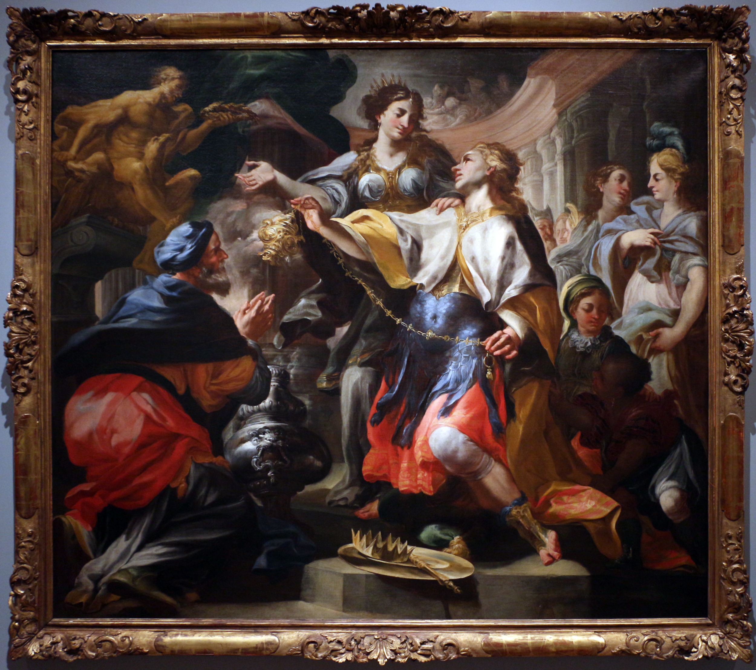 Domenico Antonio Vaccaro, Solomon worshipping a pagan god