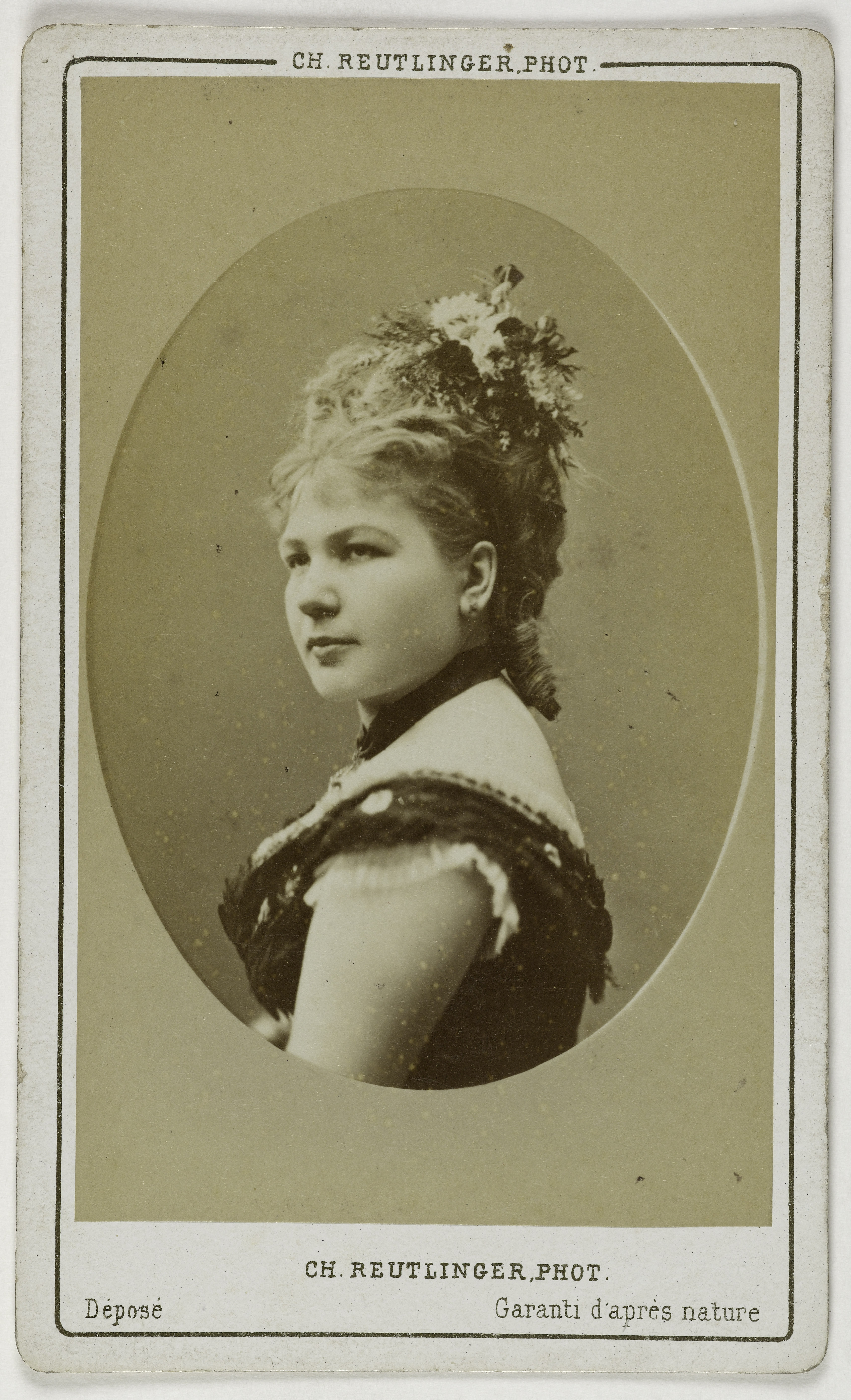 Charles Reutlinger, Portrait de Girius, (danseuse ou chanteuse lyrique)