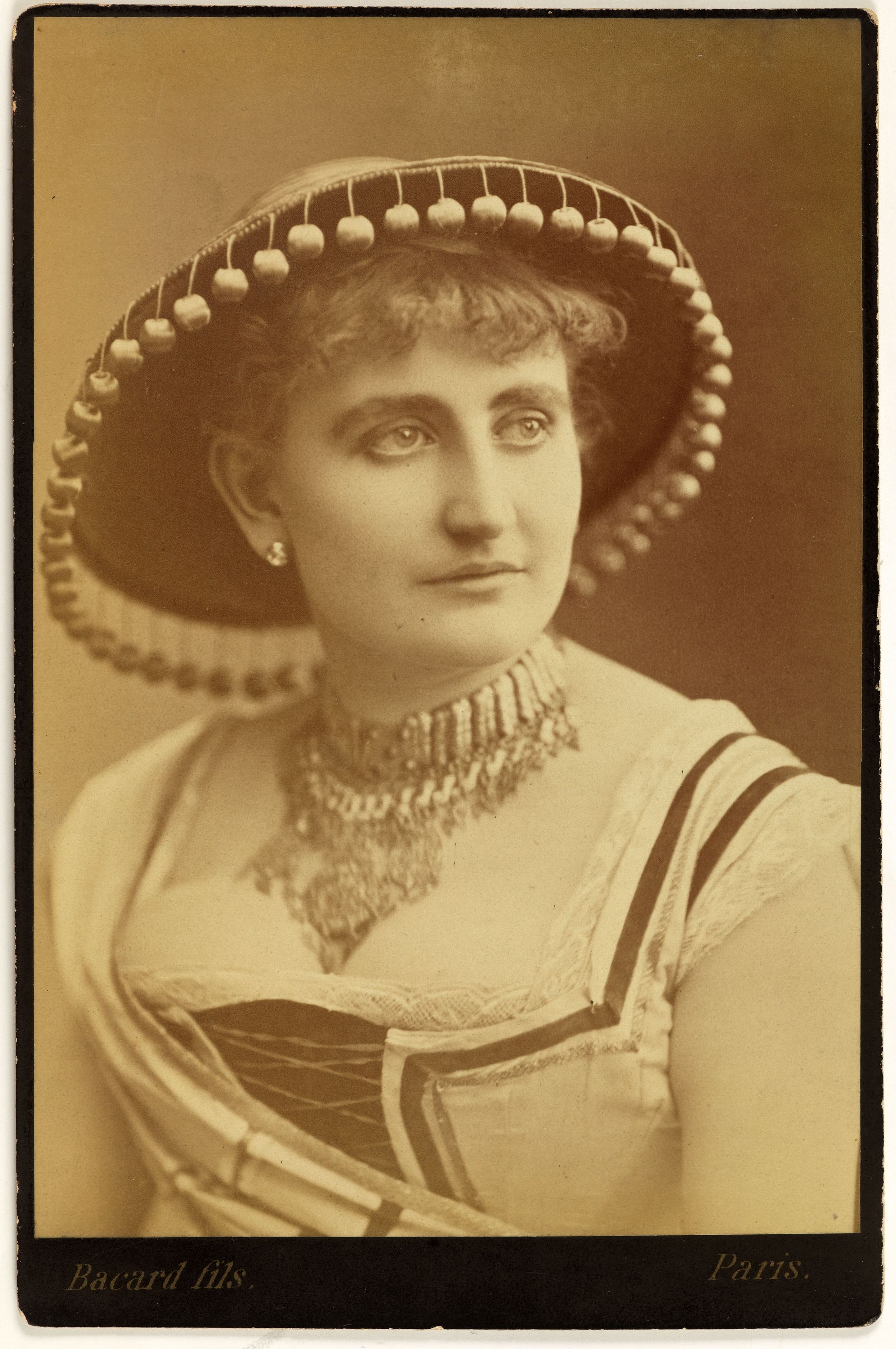 Bacard Fils, Portrait de Mlle Caro, actrice