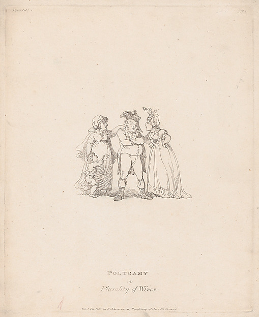 Thomas Rowlandson, Polygamy, or Plurality of Wives