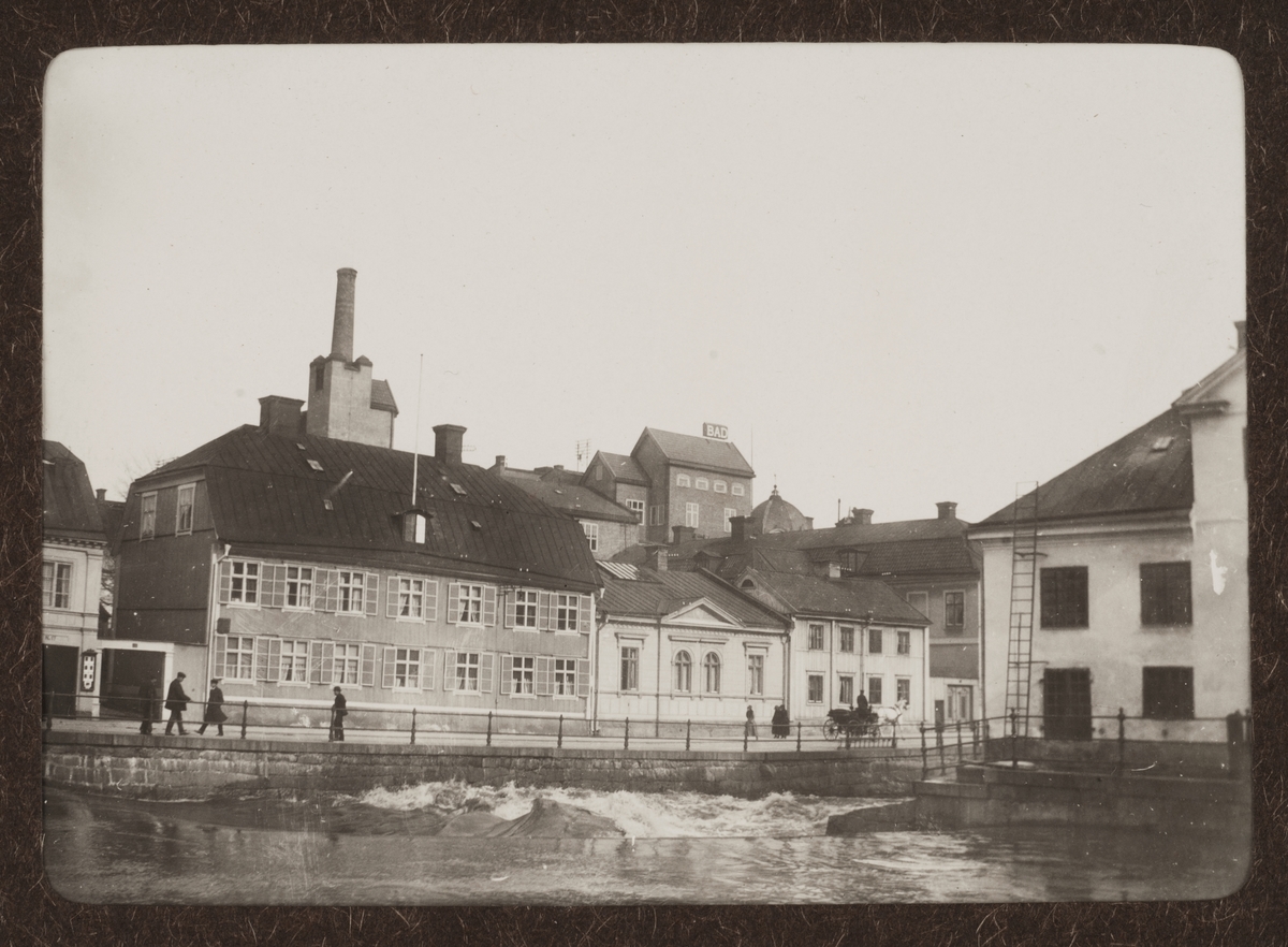 August Fredrik Schagerström, "Upsala. Ån sedd från Kött-hallen", Uppsala 1919