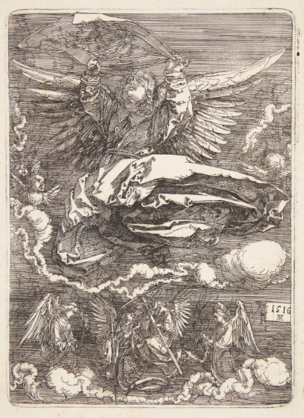 Albrecht Dürer, Svededugen, båret af en engel