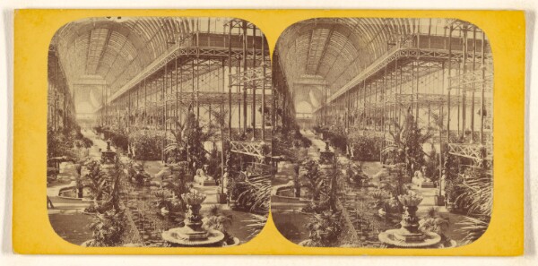 Unknown, Crystal Palace. General View of The Nave, looking towards the South, taken from the Gallery. Total length, 1608 feet; height 104