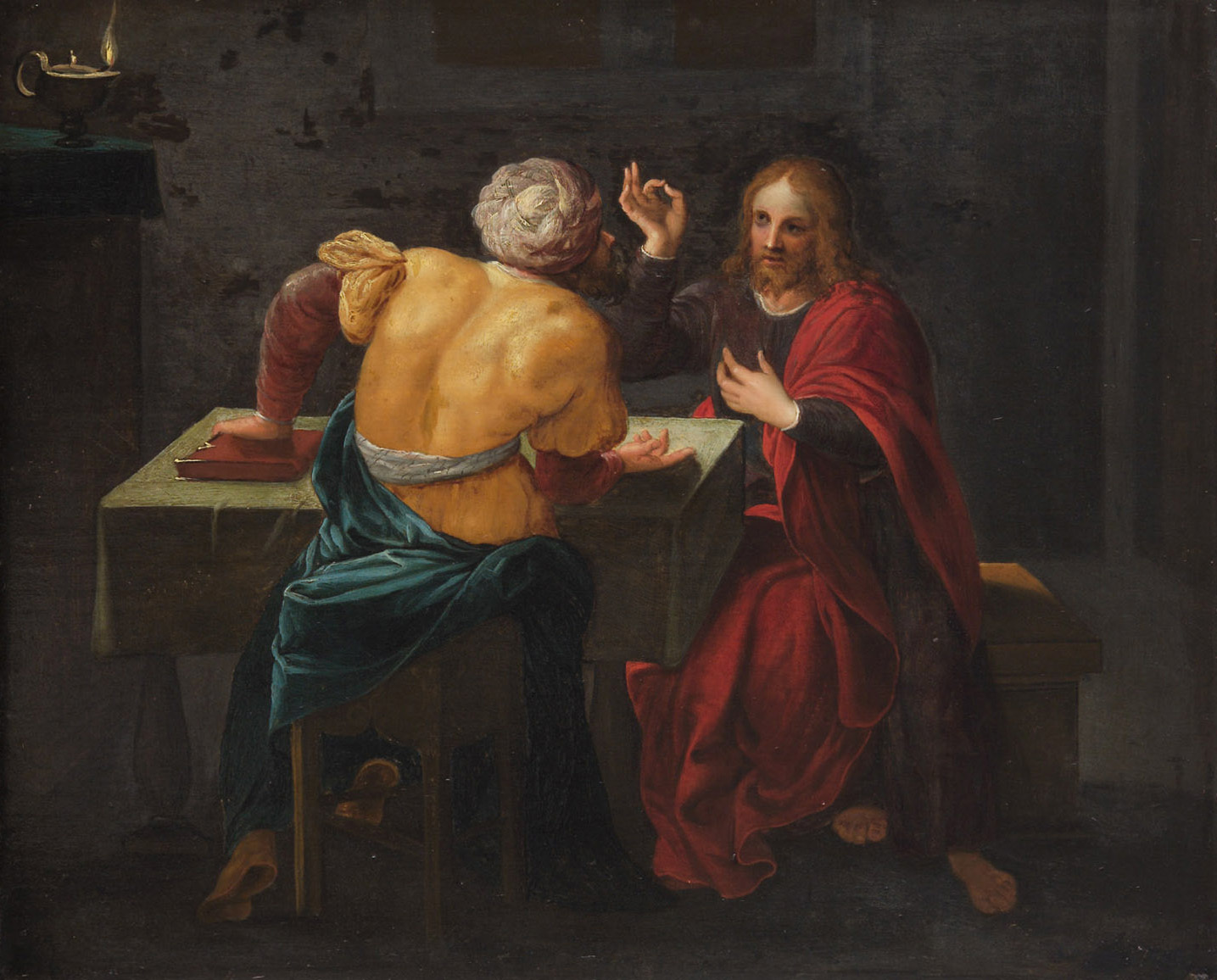 Frans Francken the Younger, Jezus en de Farizeeër Nikodemus (Johannes 3:1-21)