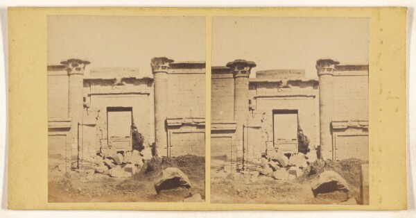 Unknown, Porte du Temple de Medinet-abou