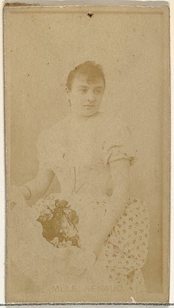 W. Duke, Sons & Co., Mlle. Renaud, from the Actors and Actresses series (N145-8) issued by Duke Sons & Co. to promote Duke Cigarettes