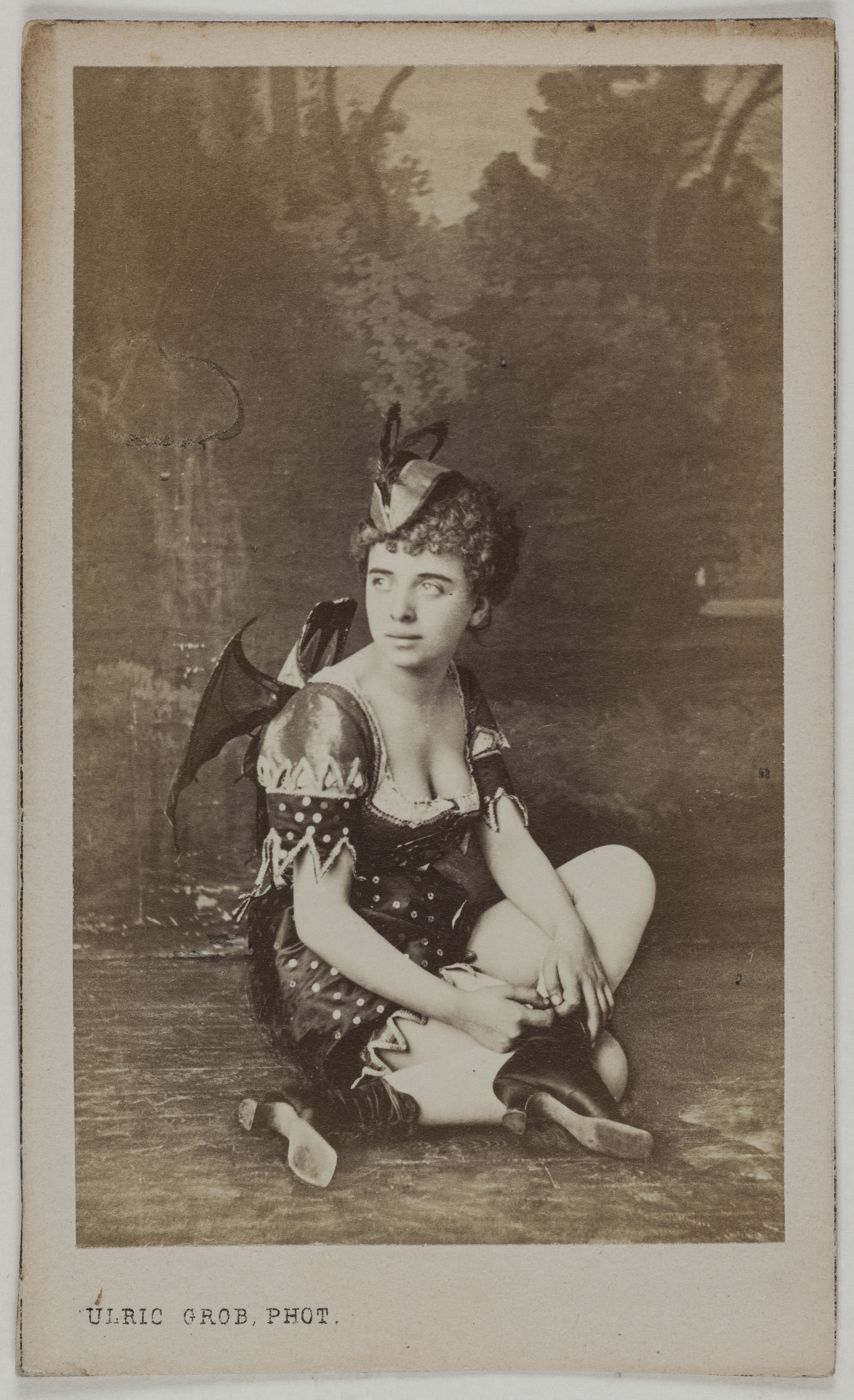 Ulric Grob, Portrait de Delille, (danseuse ?)