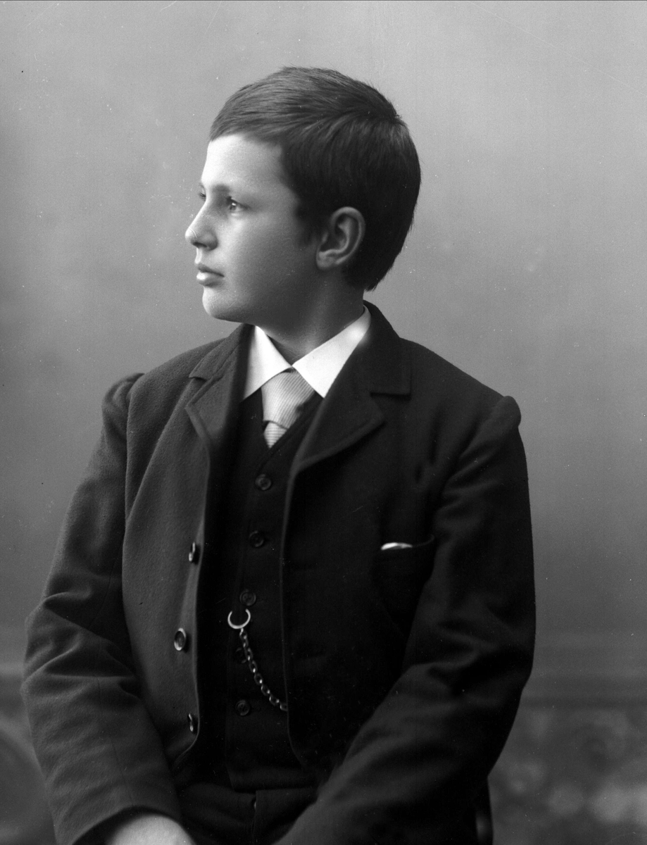 Gustav Borgen, Portrett, Ove Egeberg Gude, skoleelev.