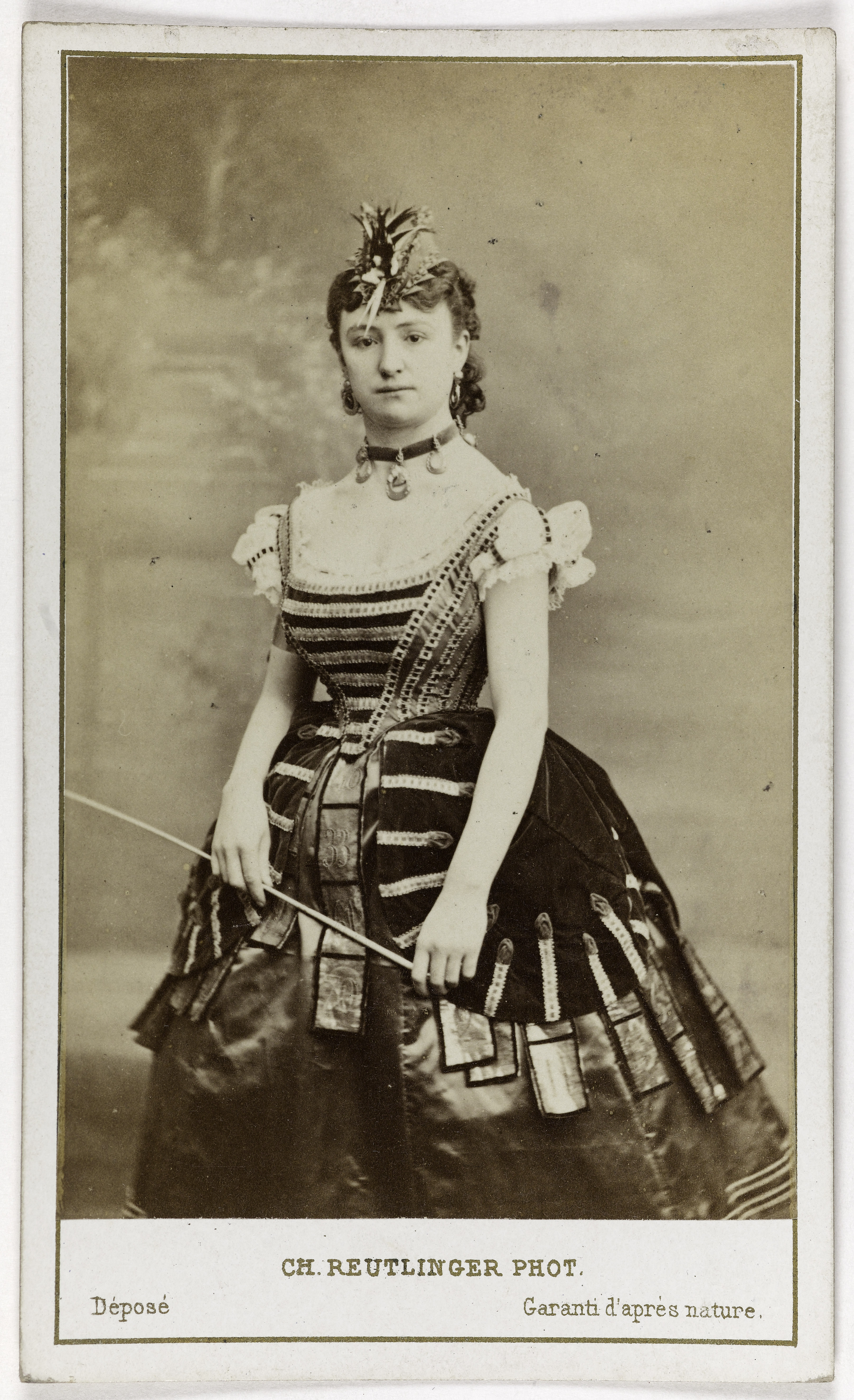 Charles Reutlinger, Portrait de Méralda, actrice.