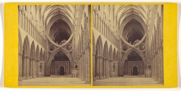 George Washington Wilson, Wells Cathedral - Nave, looking East.