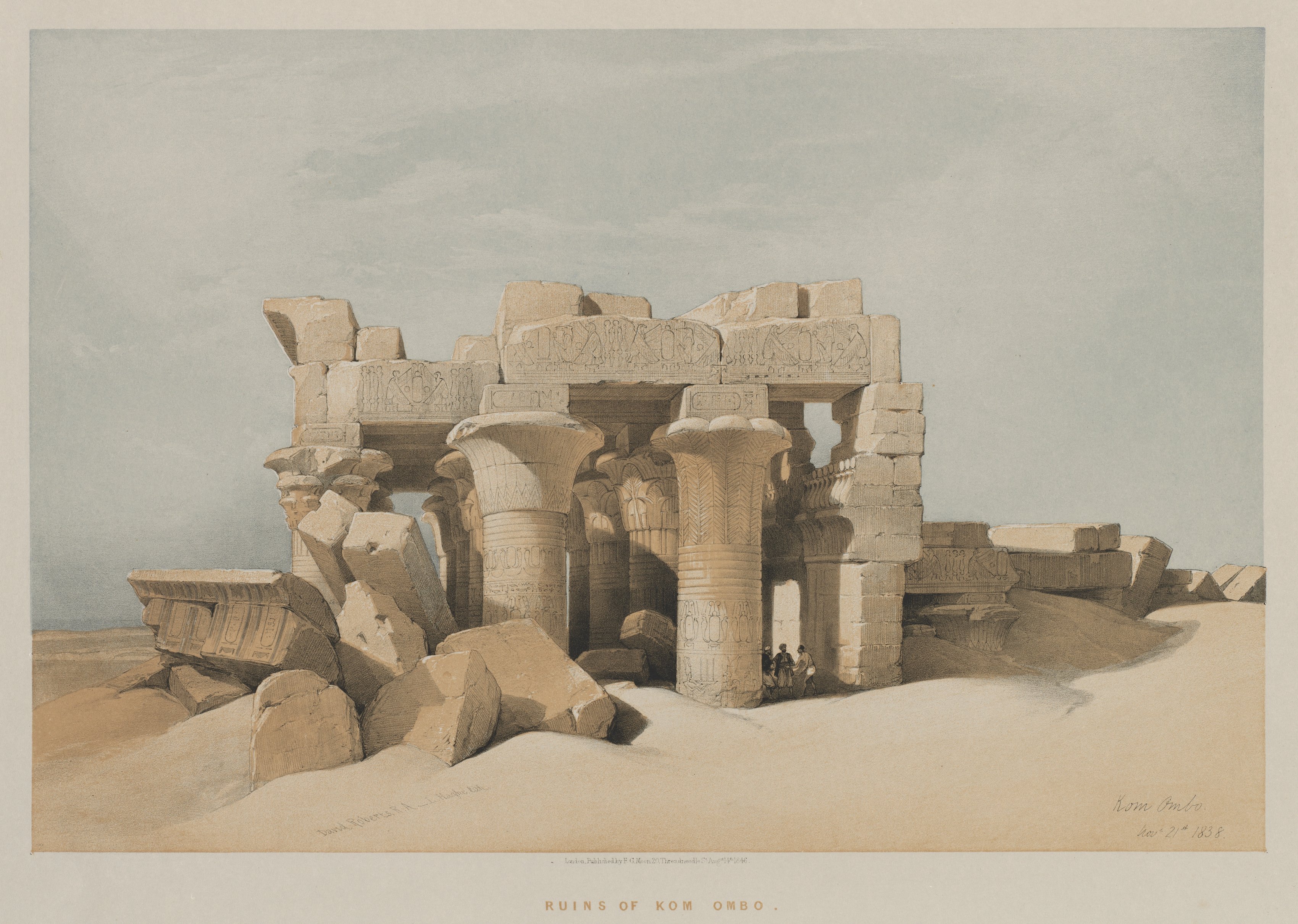 Louis Haghe, Egypt and Nubia, Volume I: Kom-Ombo