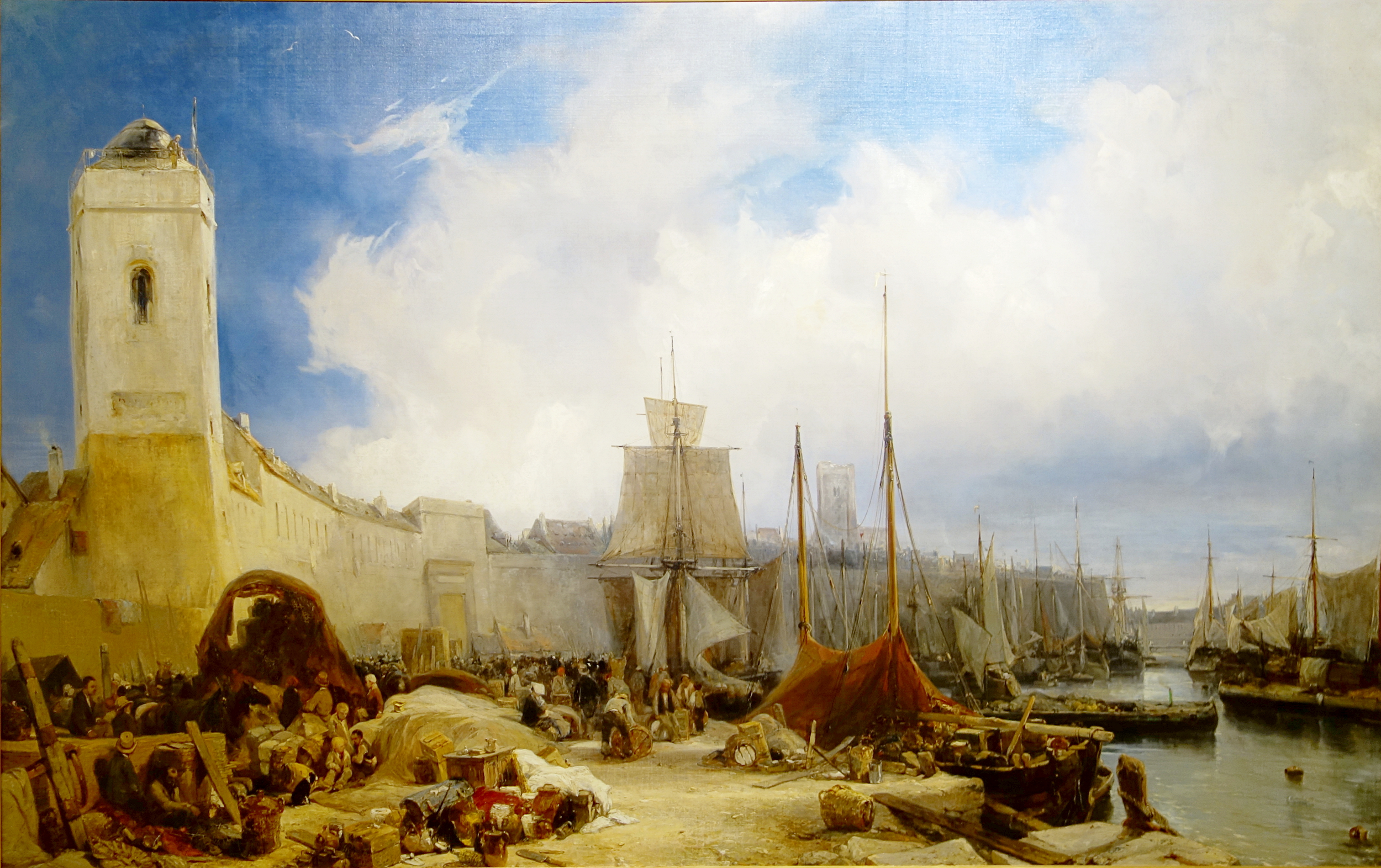 Eugène Isabey, Le port de Dunkerque