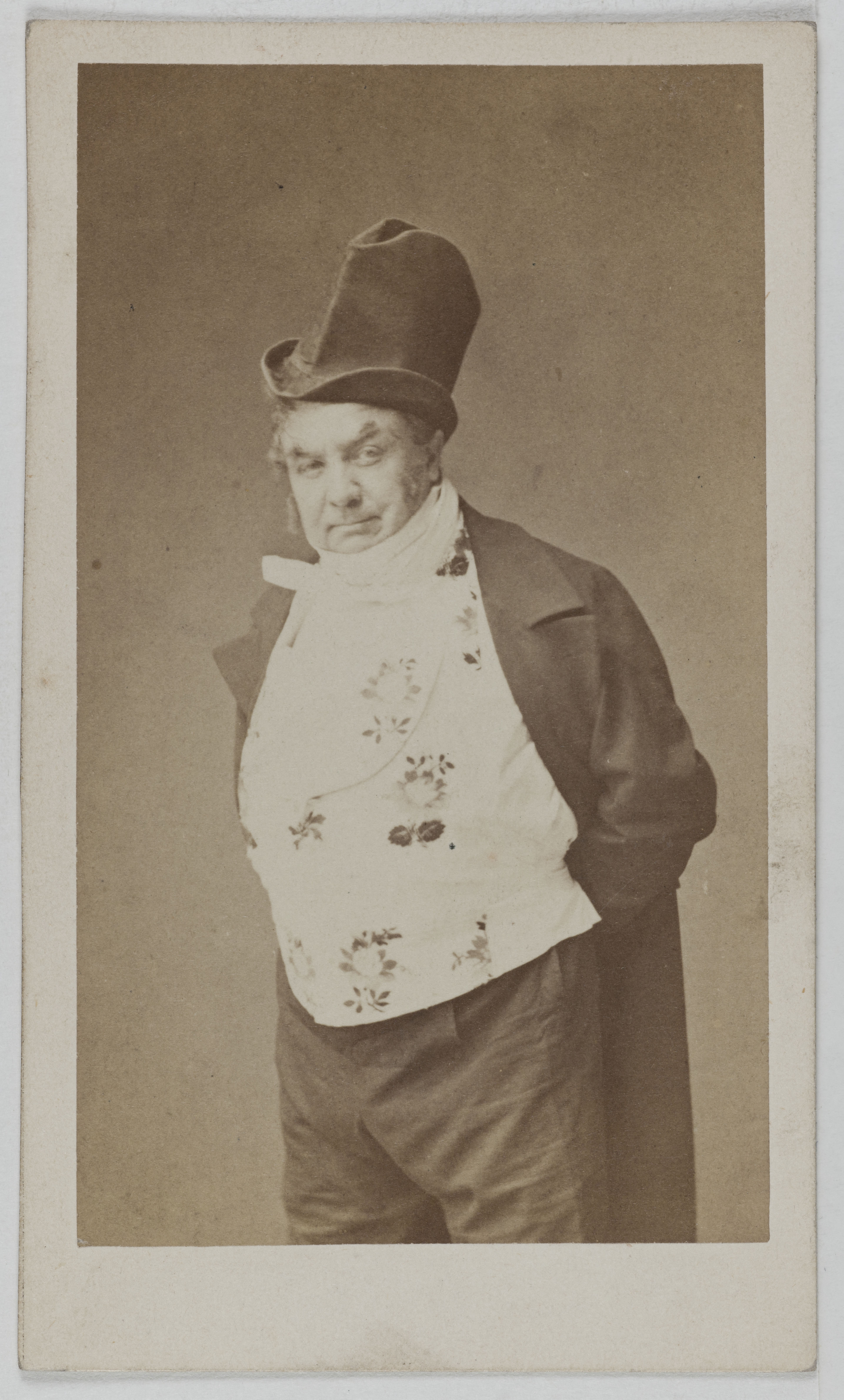 Ulric Grob, Portrait de Lhéritier Romain, (Paul Thomas dit), (1809-1885), (acteur)