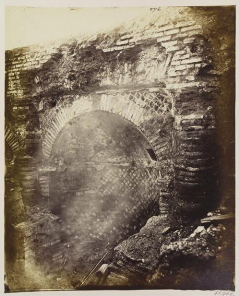 Parker, John Henry, Excavations, 1867 - Remains of a House of the first century, in an ancient street near the Thermae of Diocletian.