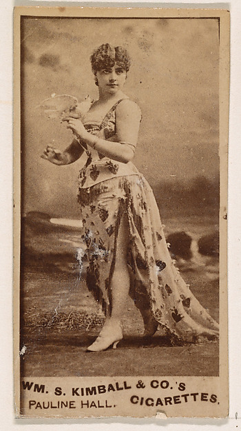 William S. Kimball & Company, Pauline Hall, from the Actresses series (N203) issued by Wm. S. Kimball & Co.