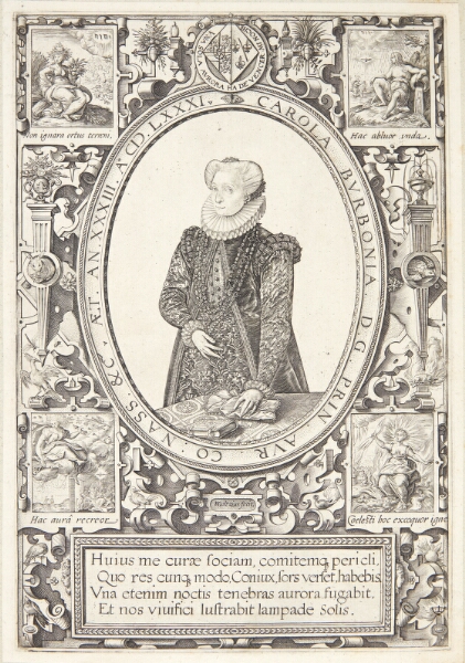 Hendrick Goltzius, Charlotte af Bourbon