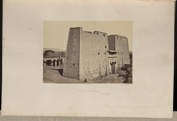 Francis Frith, The Great Pylon at Edfou, Upper Egypt