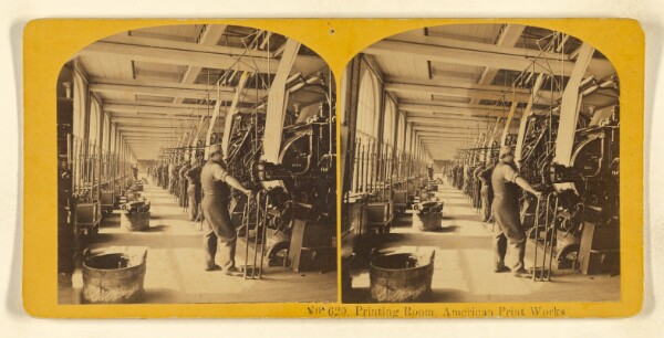 Benjamin West Kilburn, Printing Room, American Print Works.