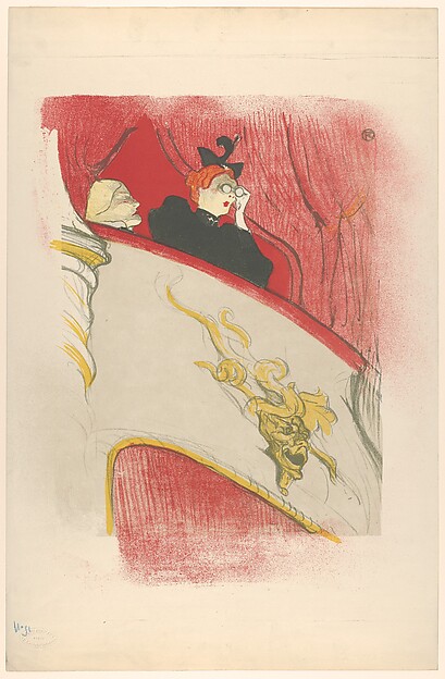 Henri de Toulouse-Lautrec, The Box with the Gilded Mask