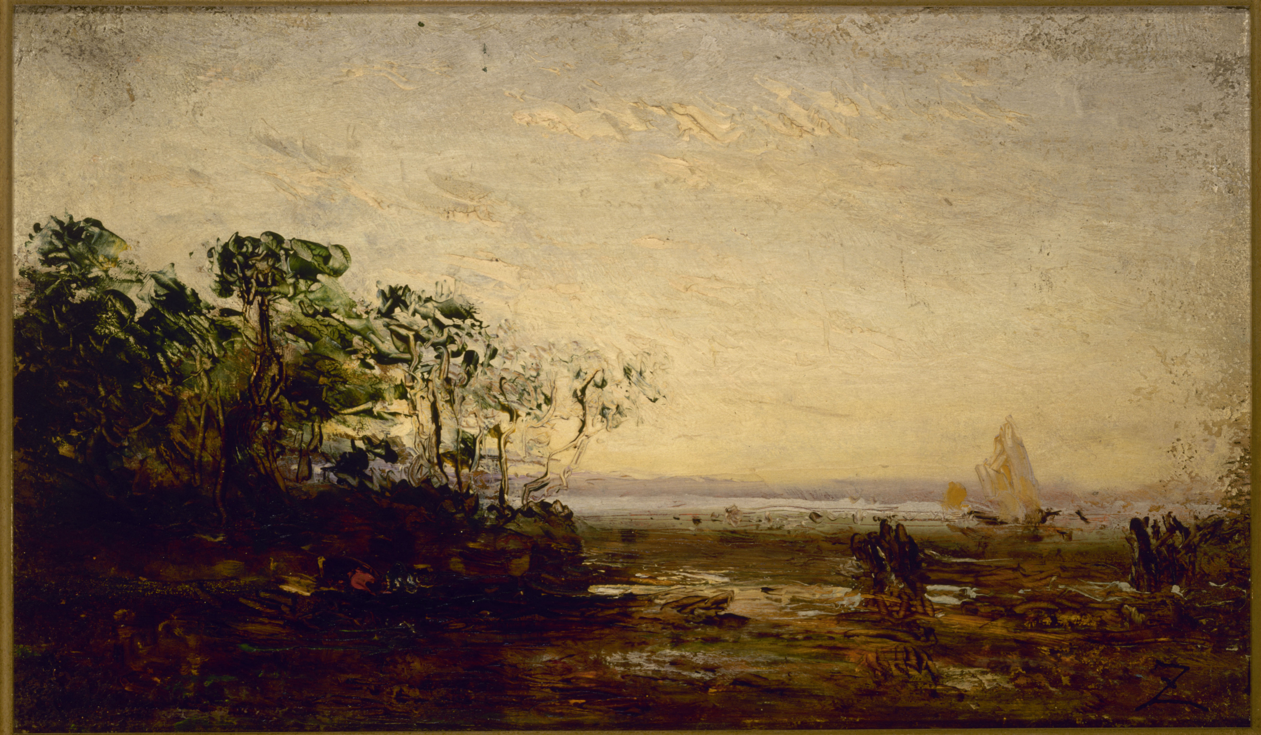 Félix Ziem, Martigues, effet de crépuscule