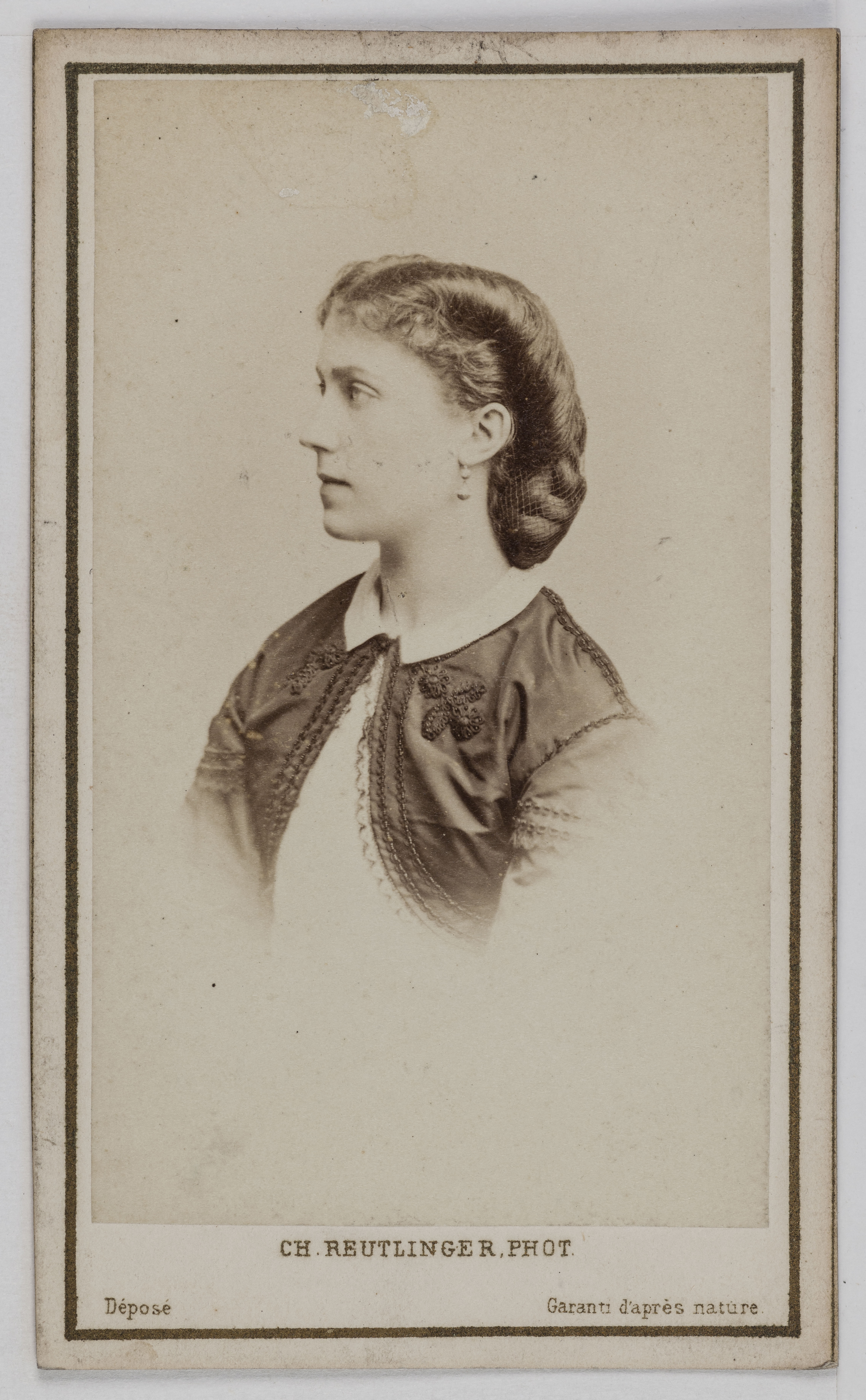 Charles Reutlinger, Portrait de Vernot ou Vernet, actrice.