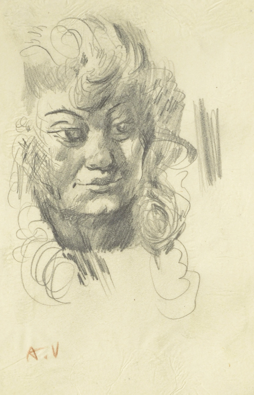 Ado (autor) Vabbe, Woman’s head