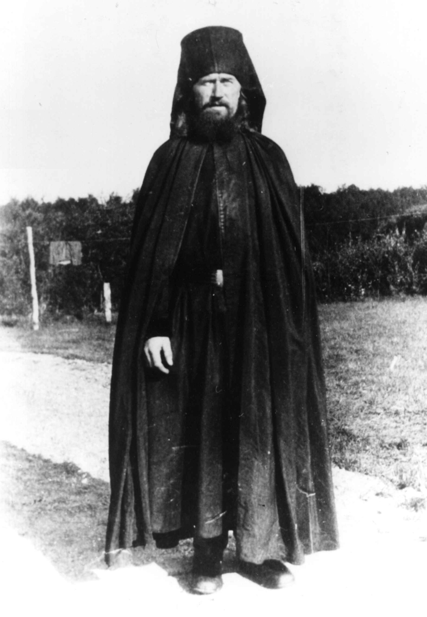 Ellisif Rannveig Wessel, Petsjenga kloster (Petsamo), Russland. Russisk munk.