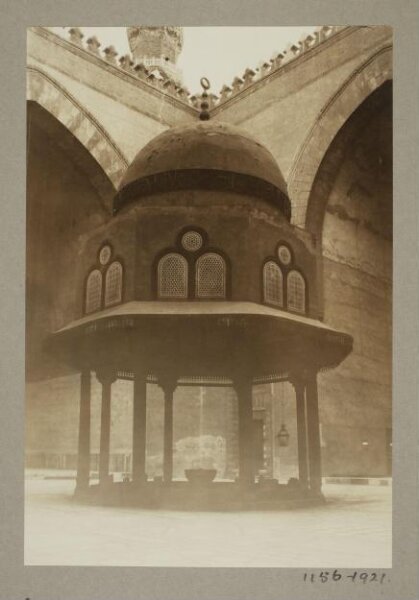 K.A.C. Creswell, Dome of the ablution area at the courtyard of the Madrasa of Mamluk Sultan Hasan, Cairo