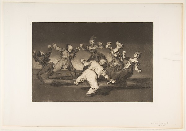 Goya (Francisco de Goya y Lucientes), Merry Folly, from "The Disparates" (Follies / Irrationalities)