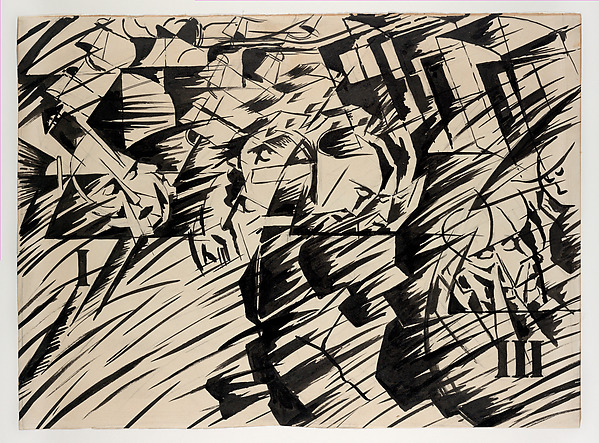 Umberto Boccioni, States of Mind: Those Who Go