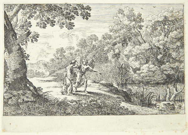 Herman van Swanevelt, Hagar og englen