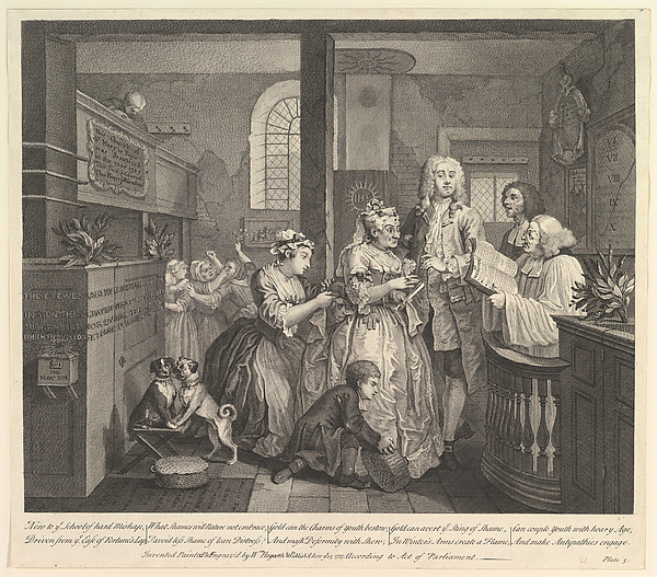 William Hogarth, A Rake's Progress, Plate 5