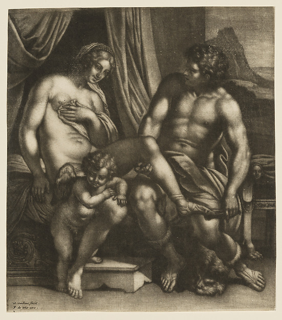 Wallerant Vaillant, Venus and Anchises, accompanied by Cupid
