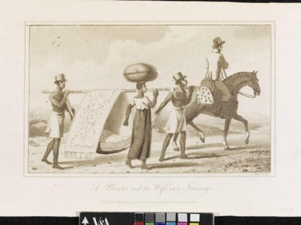 Unknown, A Planter and his Wife on a Journey