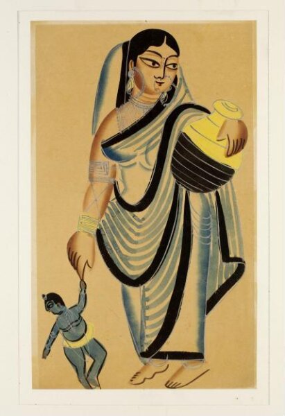 Unknown, Jasoda and Krishna