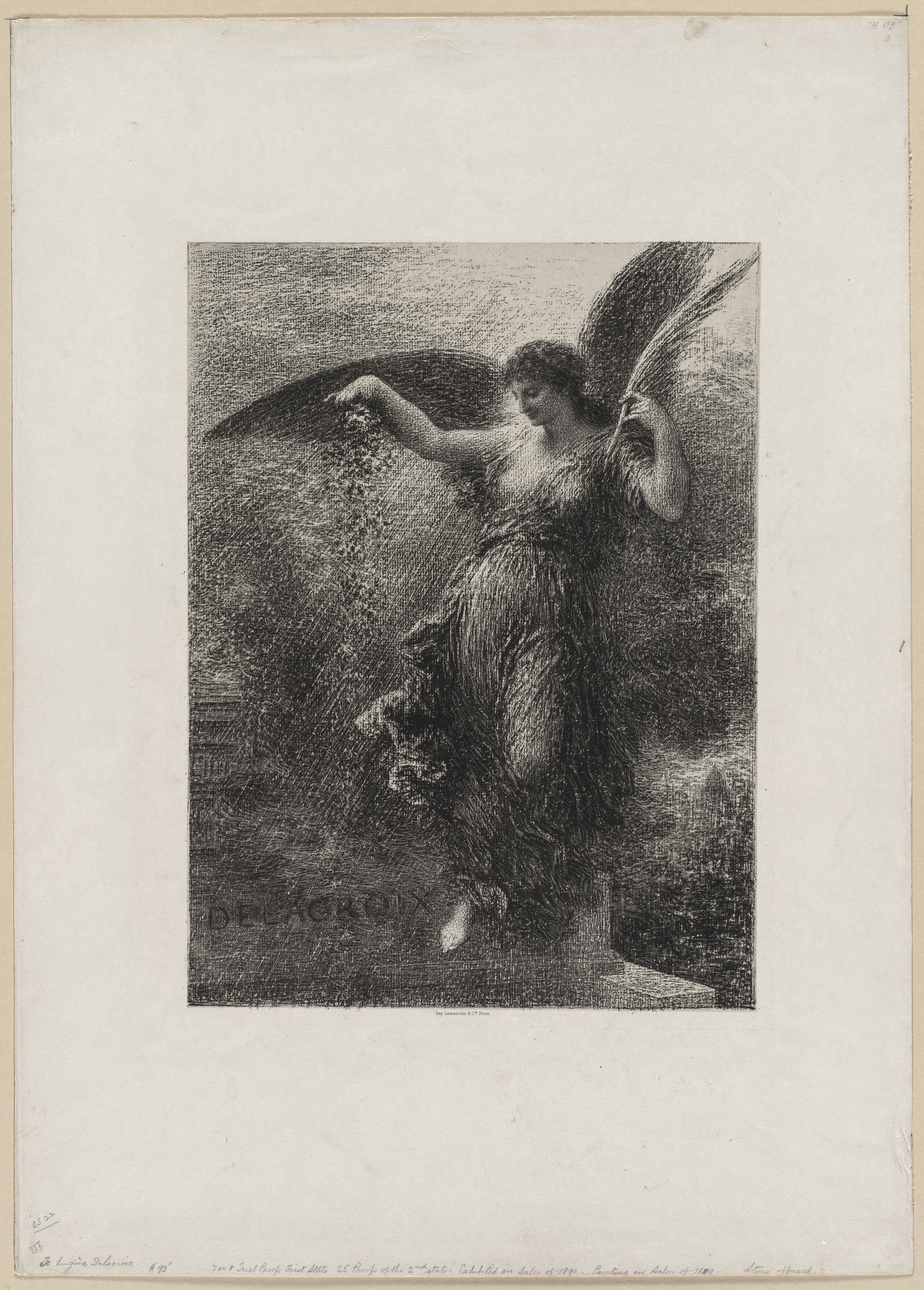 Henri Fantin-Latour, À Eugene Delacroix