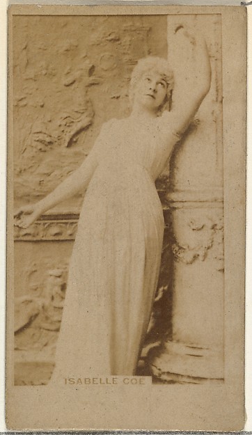 W. Duke, Sons & Co., Isabelle Coe, from the Actors and Actresses series (N145-8) issued by Duke Sons & Co. to promote Duke Cigarettes