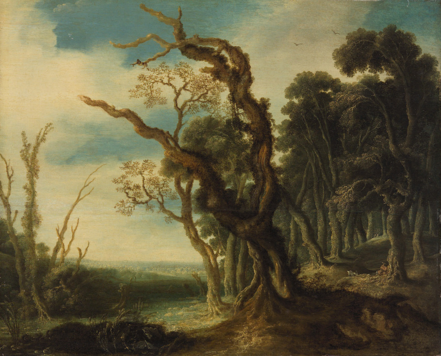 Jacob van Geel, Wooded landscape with a goatherd