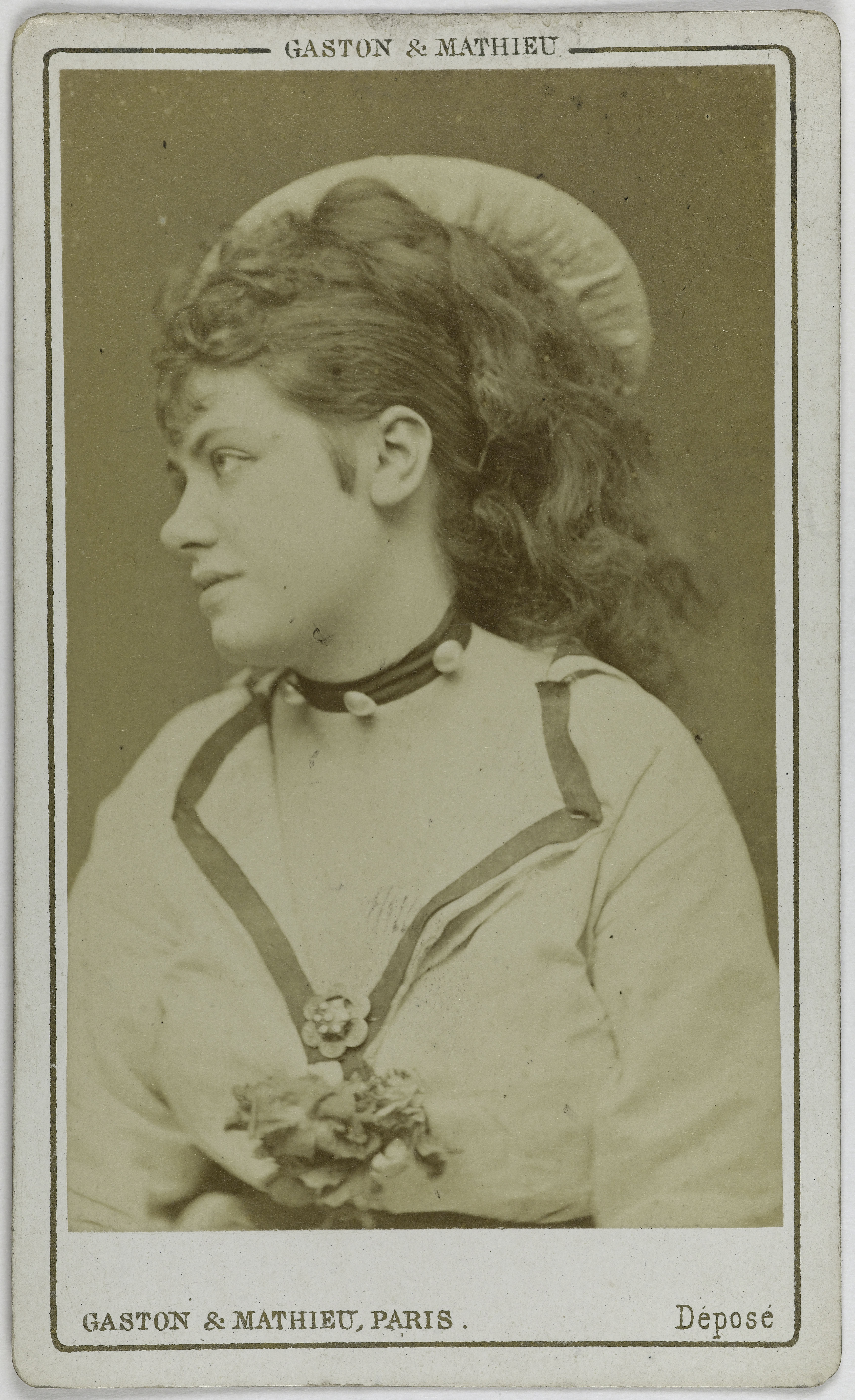 Mathieu & Cie Gaston, Portrait de Paula, (Louise Polak, dite), (actrice)