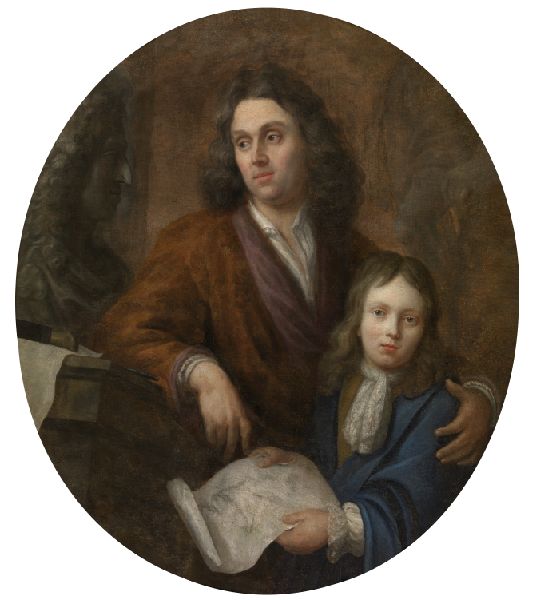 Jacob Denys, The Sculptor Willem Kerricx and his Son Willem Ignatius